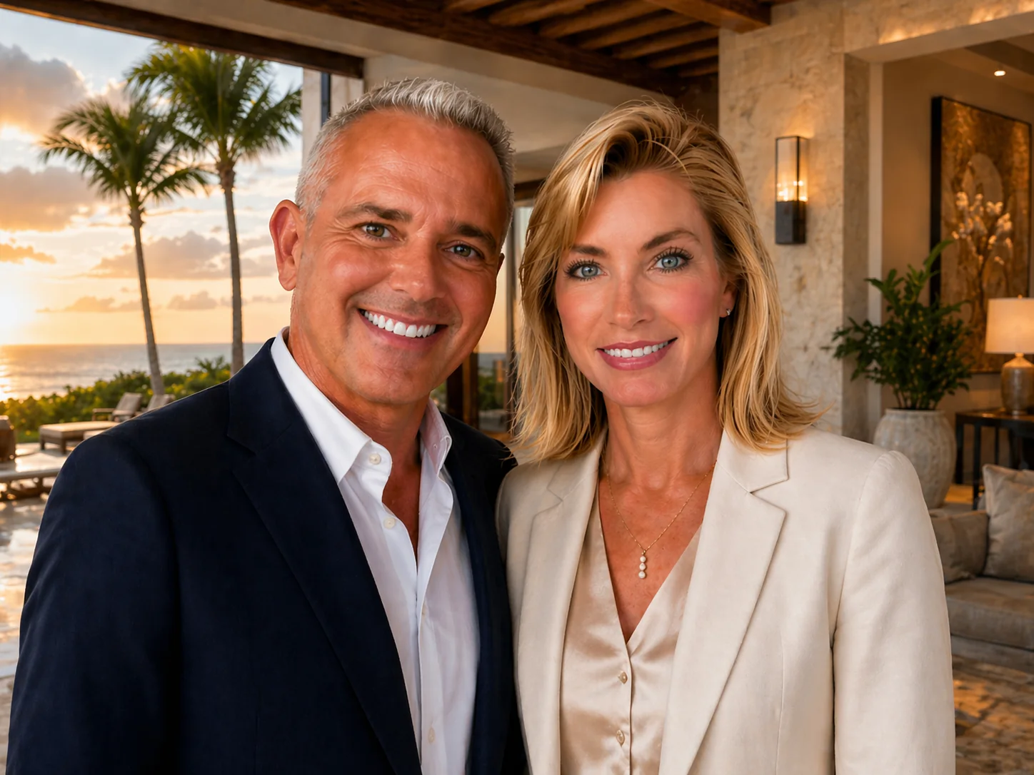 Tim and Julie Harris in Dorado, Puerto Rico